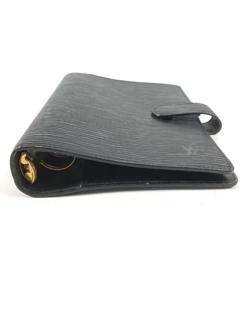 Louis Vuitton Notebook Cover Agenda MM Epi Leather Black